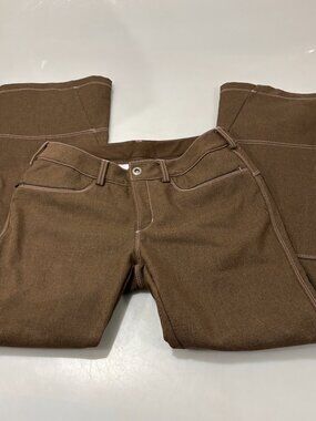The North Face L Fitted Brown Pink Insulated Ski Snowboard Pants